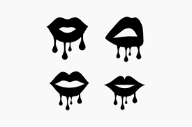 dripping lips graphic by berridesign