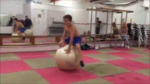 Young Boy Does Yoga Ball Tricks - YouTube