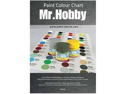 Paint Colour Chart Gunze Mr Hobby 20 Mm