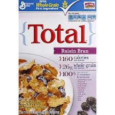 total cereal raisin bran 18 25 oz box