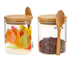 Glass Jar With Lid And Spoon 8oz Best