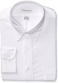 Van Heusen Mens Long Sleeve Oxford Dress Shirt Buy Online