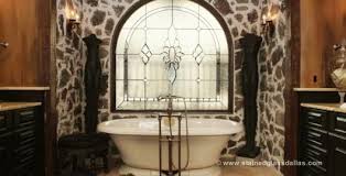 Transform your bathroom in the most extraordinary way. Bathroom Stained Glass Adds Privacy To Denton Texas Homes Stained Glass Dallas