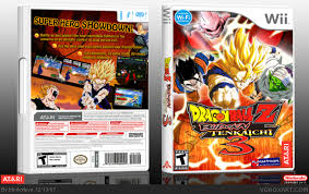 Mar 11, 2021 · budokai tenkaichi 3 boasts one of the biggest rosters in a fighting game of all time, while the dragon history mode covers the original dragon ball, z, gt, the movies, and even includes some. Dragonball Z Budokai Tenkaichi 3 Wii Box Art Cover By Blinkofeye