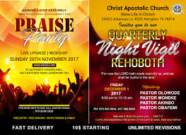 Design Christian Church Event Program Flyer Professionally