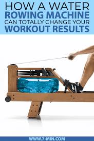 how a water rowing machine can totally