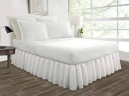 luxury 1x bed skirt drop dust ruffled