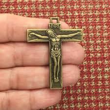 St Benedict Crucifix 3 Inch Brown And