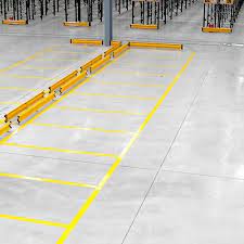 warehouse striping and durable floor