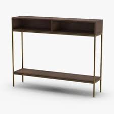 Mid Century Modern Console Table 3d