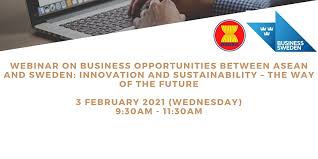 As a citizen of an asean member state, how important is the aec 2015 for. Business Sweden And Asean Committee Webinar On Innovation Sustainability Scandasia