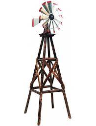 rustic wooden windmill decor farm