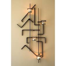 Candle Wall Sconce Hieroglyph