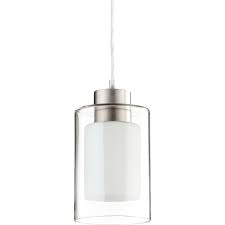 Mini Pendant With Glass Cylinder Shade