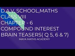 D A V School Class 8 Math Chapter 6