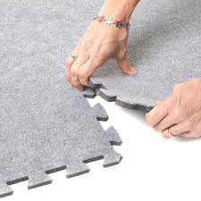 essential 50cm carpet tiles light grey