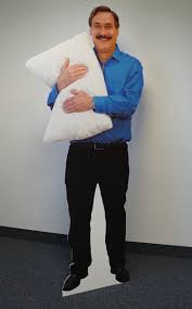 My pillow ceo michael lindel has been sued $1.3b over his election fraud claims. Mike Lindell Cutout Life Size Cardboard Cutouts Most Comfortable Pillow Cardboard Cutout