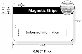 This is defined as 85.60 x 53.98 mm (3.370 x 2.125 in) in size. Iso Magnetic Stripe Card Standards Q Card