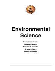 environmental science module pdf