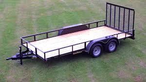 Kaufman trailers basic tandem utility trailers are available in 6,000 or 6,500 gvwr. Tandem Axle Utility Trailer Johnson Trailer Co