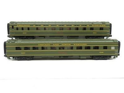 MTH 20-6636 Chicago Northwestern 70' ABS Sleeper/Diner Set LN | eBay