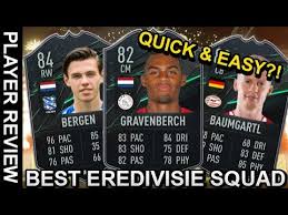 Fifa 21 ratings and stats. Best Eredivisie Squad In Fifa 21 For Completing The Squad Foundations Milestone Quick Ultimate Team Youtube