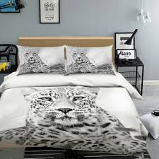 3d Snow Leopard N335 Animal Bed