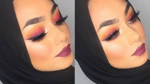 sunset eyeshadow makeup tutorial