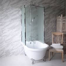 Extra Wide Classic Clawfoot Shower Tub