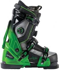 Apex Alpine Ski Boots Small Size 26 Green