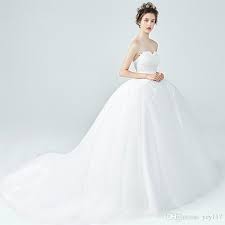 Abule Wedding Dress Sweetheart Applique Lace Up Princess Long Train Button Ball Gown Floor Length 2018 Vestido De Noiva
