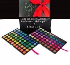 mac 168 color eyeshadow makeup kit