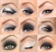 black white makeup inspiration