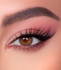 eye makeup trends pink soft glam
