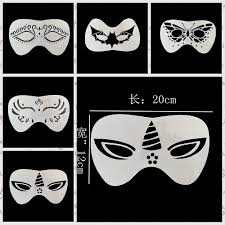 25pcs face stencils templates for kids