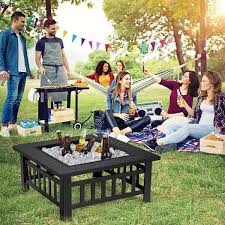 Outdoor Fire Pit Table Patio Fire Bowel