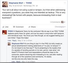 Why We No Longer Support Thinx