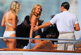 Honestly, i wish i weren't still writing it, because there's just not much more i can say here. Leonardo Dicaprio Plays Around With Two Sexy Blondes As The Wolf Of Wall Street Takes To The High Seas Daily Mail Online