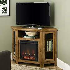 Corner Tv Stand Electric Fireplace For