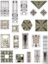 Frank Lloyd Wright Glass Art Designs