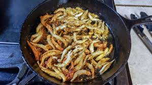 fried smelt pan fried in 5 minutes