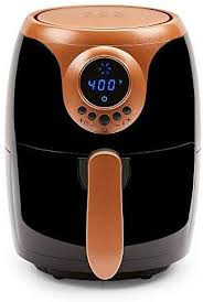 Habor digital air fryers, parts & accessory reviews. Amazon Com Copper Chef 2 Qt Air Fryer Turbo Cyclonic Airfryer With Rapid Air Technology For Less Oil Less Cooking Includes Recipe Book Black Kitchen Dining