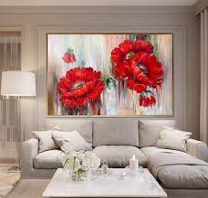 Red Poppies Painting Handpainted