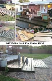 From 'apartment therapy', learn how to build a freestanding deck from repurposed pallet wood. Top 19 Simple And Low Budget Ideas For Building A Floating Deck Amazing Diy Interior Home Design