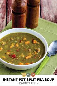 instant pot split pea soup video