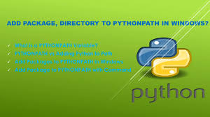 add package directory to pythonpath in