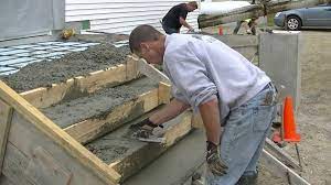 building concrete steps how to build