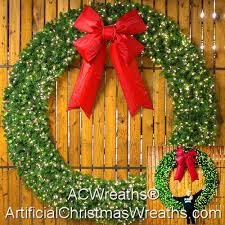 8 foot l e d lighted christmas wreath