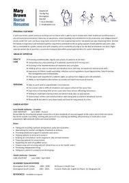 Resume Templates For Nursing Jobs Pic Nurse Resume 1 Sample For
