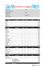 Budgeting templates are ready to use or can be customized with personalized categories. Download Film Budget Template 21 Excel Budget Template Budget Template Business Budget Template